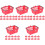 60Pièces Panier De Course Jouet Rouge Pour Enfants 4