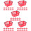 60Pièces Panier De Course Jouet Rouge Pour Enfants 9