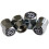 MG Black and Silver Chrome Wheel Valve Dust 1