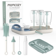 Momcozy Bottle Brush Set - Baby Bottle Cleaner Kit with Silicone Brush