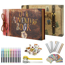 Vienrose Our Adventure Book, Up Scrapbook DIY Memory Journal, 40 Pages
