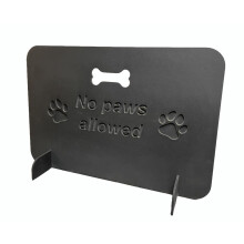 Vanity style Dog stopper, Dog barriers gate for stairs, easy setup, beautiful style (Black, 51cm x 70cm)