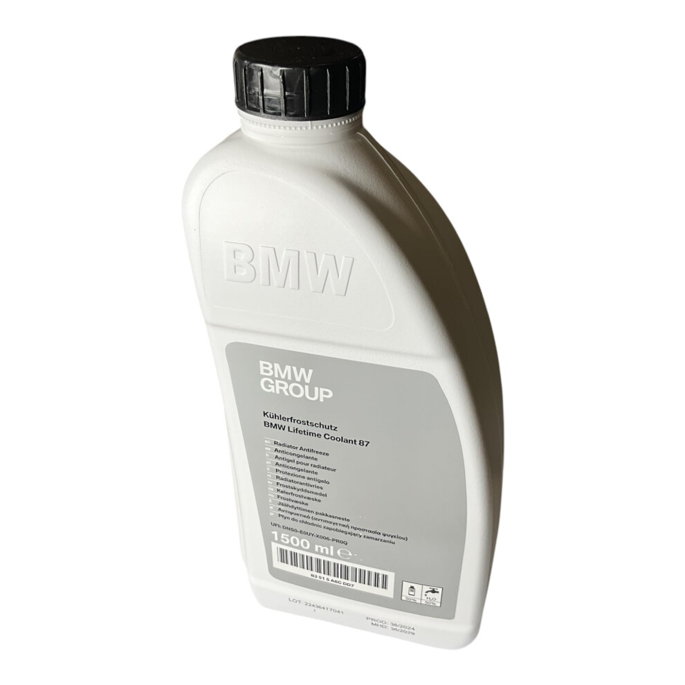 Bmw Radiator Coolant Anti-Freeze Anti-Corrosion 1500Ml 83515A6cdd7 New Genuine
