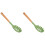 2Pièces Serveurs Pâtes Silicone Vert Ergonomique 6