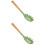 2Pièces Serveurs Pâtes Silicone Vert Ergonomique 9