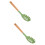 2Pièces Serveurs Pâtes Silicone Vert Ergonomique 11