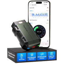 TOPDON TopScan Master Bluetooth OBD2 Scanner, AI-Assisted Full-System Wireless Car Code Reader, Bidirectional Tool for iOS & Android, 30 Reset Service