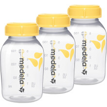 Medela Breast Milk Storage Bottles - BPA-Free - Pack of 3 x 150 ml