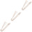 3Pièces Instrument Mural Macramé En Corde Coton Beige Durable 6