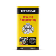 Tetroseal WaxOil Rustproof Black 5L – HeavyDuty Oils Waxes Corrosion Inhib