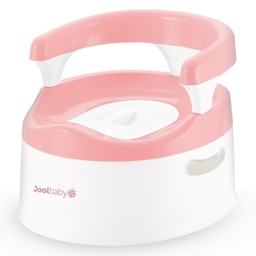 Jool Baby Products Jool Baby Potty Chair For Toddler Toilet Training - Splash Guard & Back Support (Pink)