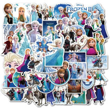 Yangsiw Frozen Stickers Waterproof Vinyl Stickers for Water Bottle Luggage Bike Car Decals Anna and Elsa Stickers for Fans 50pcs …