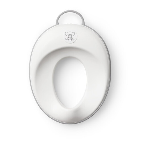 BabyBjÃƒÂ¶rn Toilet Training Seat, White/Grey