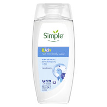 Simple Kind to Skin Kids Hypoallergenic Hair Body Wash pack of 6 with