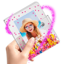 Small Photo Album 2x3 for Instax Mini Series Instant Film, 3 Inch Mini Photo Album for Polaroid Snap, SocialMatic Instant Cameras & Zip Printer, Gift