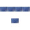 5Pièces Tapis De Découpe PP Double-Face Bleu Pour 7