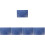 5Pièces Tapis De Découpe PP Double-Face Bleu Pour 8