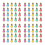 100Pièces Mini Ornements PVC Décoration Intérieure 10