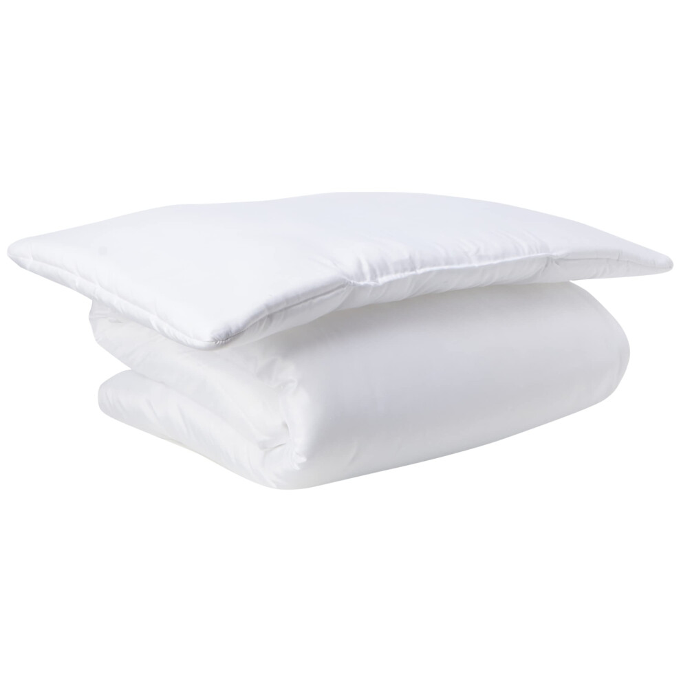 Baby's Comfort Childrens Pure 100% Cotton Hollowfibre Duvet & Pillow