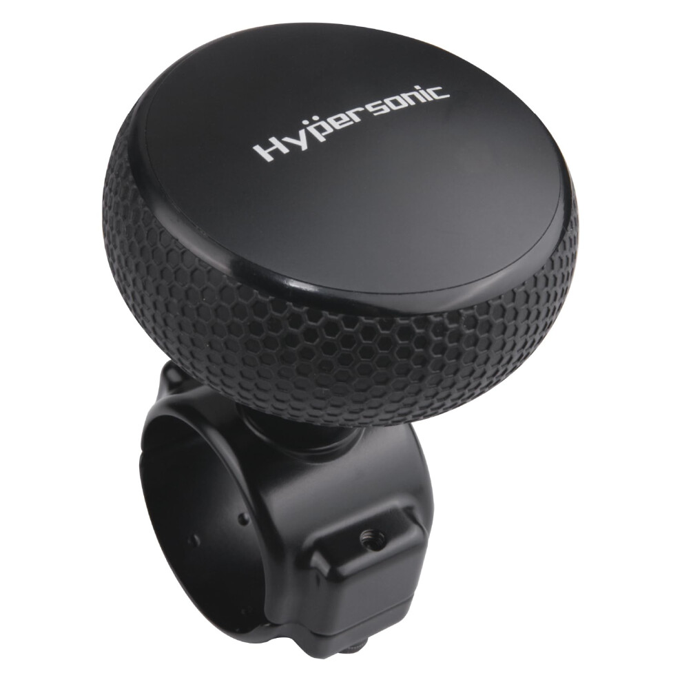 Hypersonic Steering Wheel Knob - Large Suicide Knob Durable Steering Wheel Ball Bearings, Making Steering Effortless And Smooth Black 5051226499883