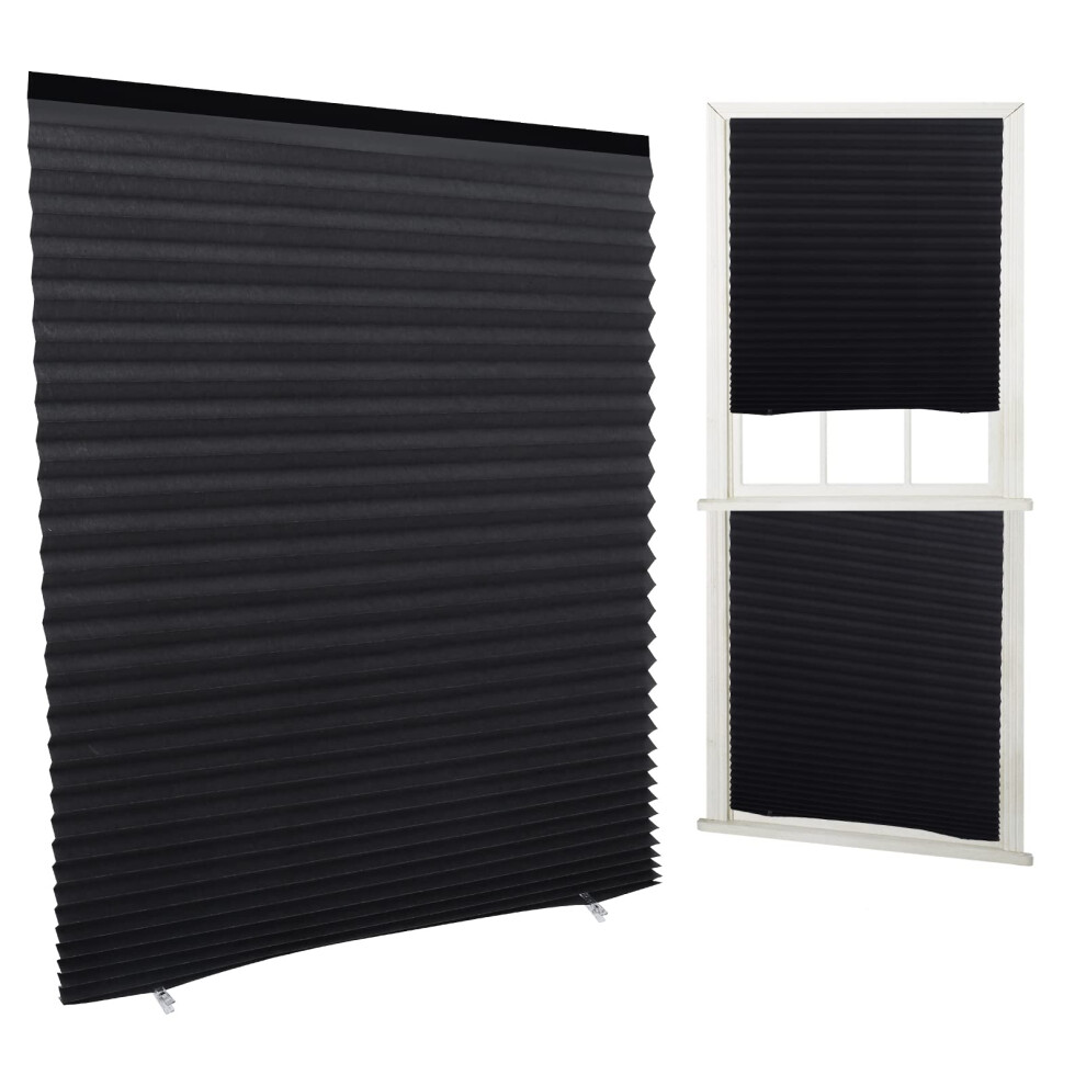 Smilcloud Temporary Blackout Blinds,180 * 90 Cm Stick On Curtains Blackout Blind