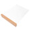 2Pièces Porte-Menu Transparent Avec Socle Bois Pour Table 3