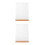 2Pièces Porte-Menu Transparent Avec Socle Bois Pour Table 6