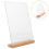 2Pièces Porte-Menu Transparent Avec Socle Bois Pour Table 11