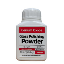 10 oz (284g) 99.97% Cerium Oxide Glass Polishing Powder– Removes: Oil Films, Water Spots, Swirl Marks, Wiper Streaks, Removes Fine Scratches & Deep-