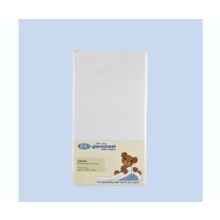Glovesheet, Large Round End/Moses. Fitted sheet for mattress: up to 78cm x 33cm. White