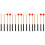 8Paires Maillets Xylophone Marimba Bois Caoutchouc Performances Scène 6