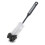 Addis Addis ComfiGrip Long Handled Bottle Brush with Sponge Scrub, Metallic Graphite, 1