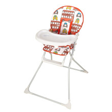 Babyway Baby High Chair with Bus Print Padded Seat by Jane Foster