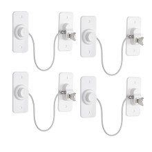 4Pcs Window Locks for UPVC Windows, YTOOK Adhesive No Drilling Window