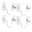 4Pcs Window Locks for UPVC Windows, YTOOK Adhesive No Drilling Window 1