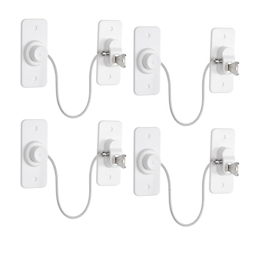 4Pcs Window Locks for UPVC Windows, YTOOK Adhesive No Drilling Window