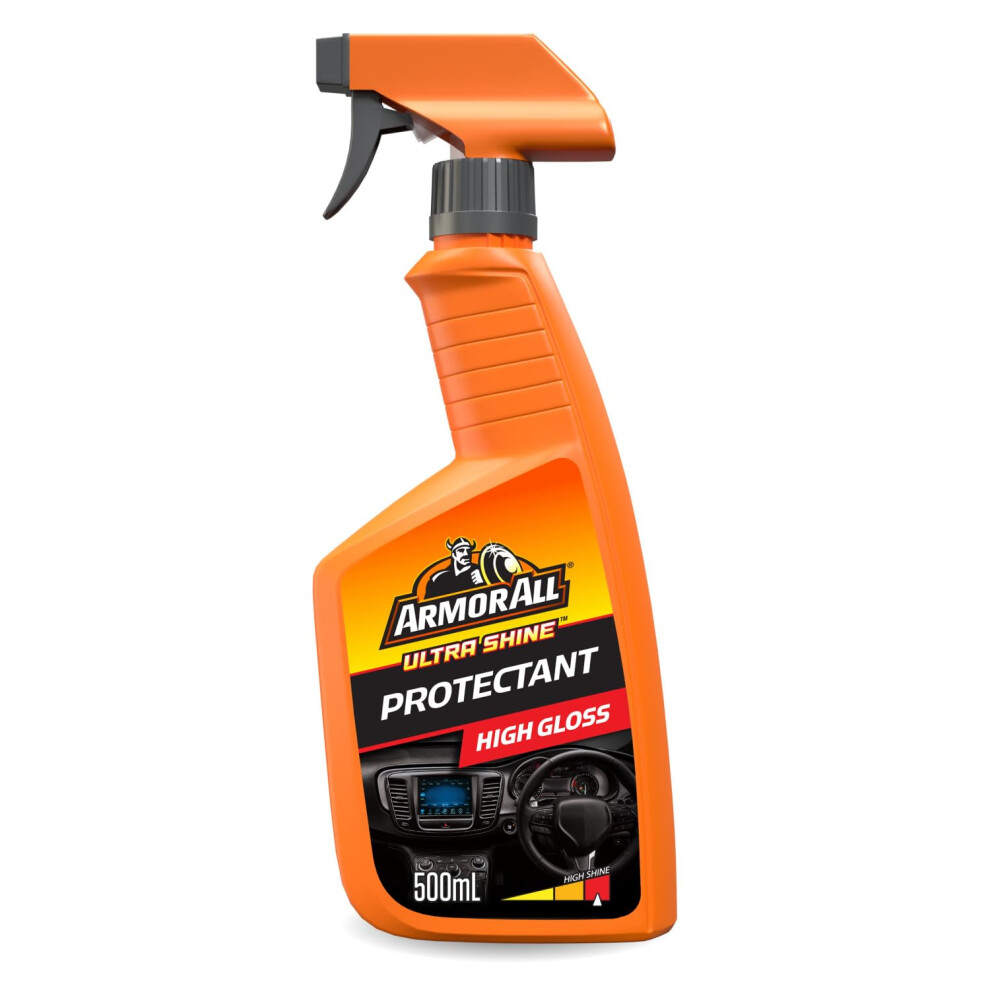 Armor All Gloss Interior Protectant Spray Â Restores Shine & Colour, Uv Protection, Dash, Trim & Vinyl Safe Â 500Ml 9496138149475