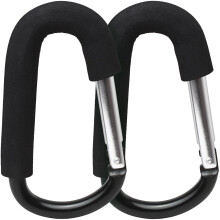 iGadgitz Home U7096 Large Buggy Clips Pram Hooks Stroller Carabiner