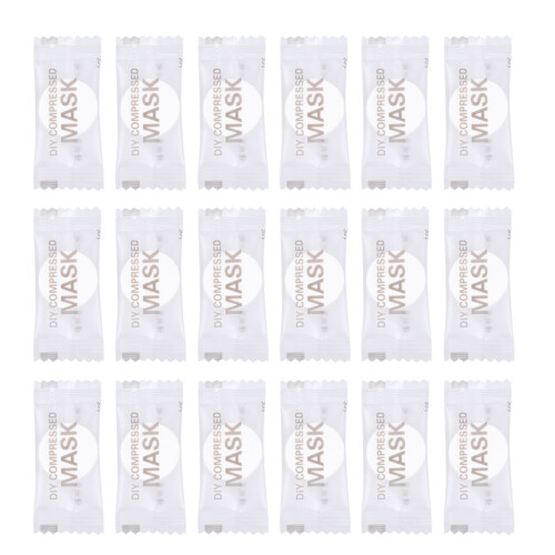 150Pièces Masques Jetables Compressés Multi Usage Sensible Femmes 1
