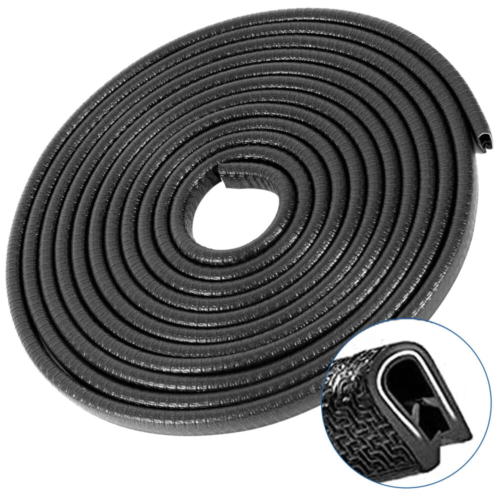 10M Edge Guards U Shape Car Edge Trim Rubber Seal Fit For Most Cars 5051226422911