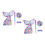 2Ensembles Pinata Queue De Sirène Jouet D'anniversaire 4