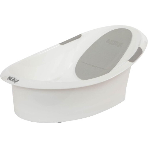 Nuby Nuby Newborn Baby Bath with Anti-Slip Support | Soft Headrest | Plug | Suitable