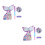 2Ensembles Pinata Queue De Sirène Jouet D'anniversaire 6