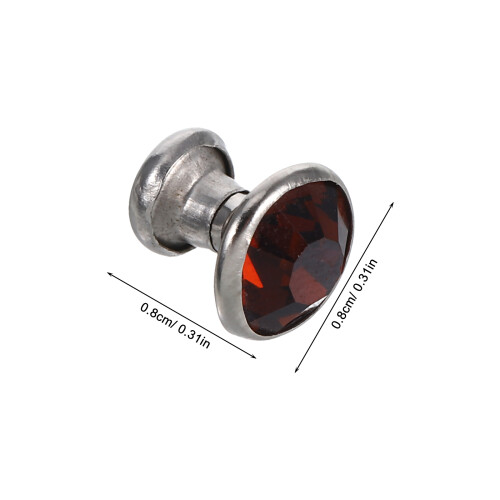 360Pièces Rivets Strass Multicolores Alliage Pour DIY Cuir Décorations 1