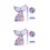 2Ensembles Pinata Queue De Sirène Jouet D'anniversaire 7