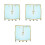 3Pièces Voiles De Danse Performances Costume Chiffon 4