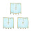3Pièces Voiles De Danse Performances Costume Chiffon 10