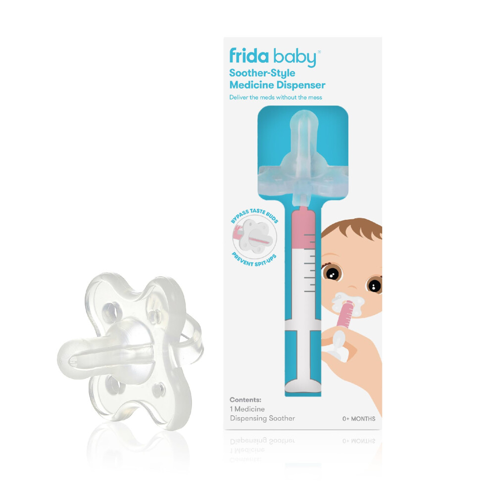 Medicine Pacifier, Accu-Dose Paci, Medi Frida Dispenser For Mess & Fuss Free Use Frida Baby