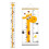 Baby Height Growth Chart Wall Ruler Removable Canvas Wood Decoration 1