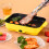 Electric Non-Stick Mini Griddle, 30cm, Dual Power, Yellow 13